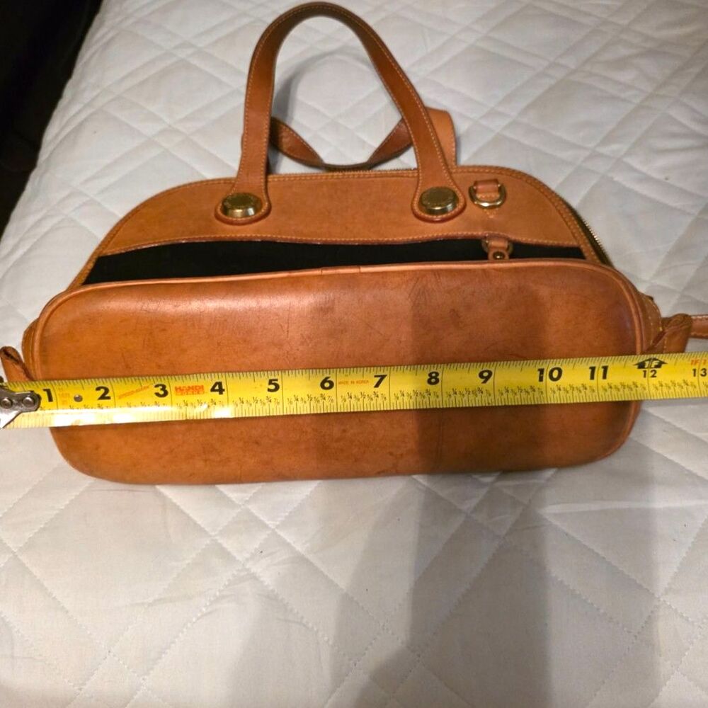 Vintage Dooney & Bourke Cabriolet Domed Zip-Zip Satchel - Picture 10 of 12